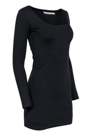 Current Boutique-Susana Monaco - Black Long Sleeve Bodycon Dress Sz XS