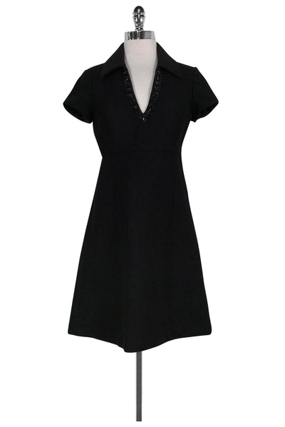 Current Boutique-Susana Monaco - Black Wool Blend Dress Sz 2