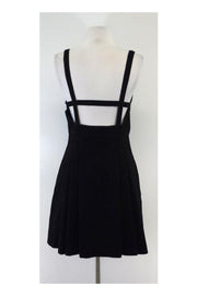 Current Boutique-Susana Monaco - Black Wool Sleeveless Dress Sz 4