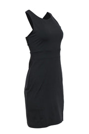 Current Boutique-Susana Monaco - Gray Crisscross Back Bodycon Dress Sz L