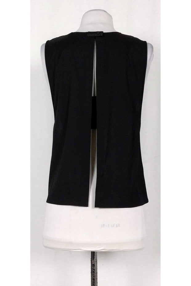 Current Boutique-T by Alexander Wang - Black Open Back Tank Top Sz 4