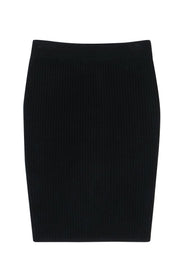 Current Boutique-T by Alexander Wang - Black Ribbed Pencil Skirt Sz M