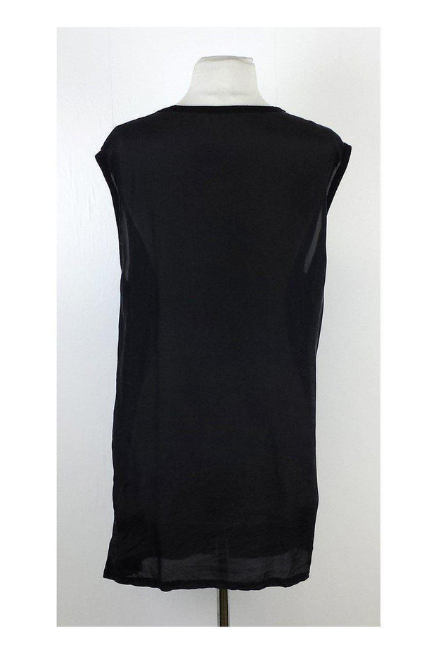 Current Boutique-T by Alexander Wang - Black Sleeveless Sheer Back Top Sz XS