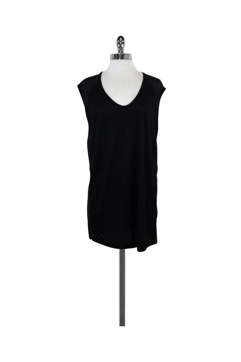 T Alexander Wang Top Black 2024 Scoop Neck