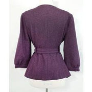 Current Boutique-Tabitha - Purple Wool Blend Jacket Sz 10