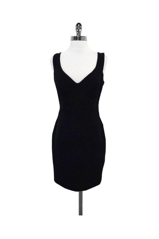 Current Boutique-Tadashi - Black Bodycon Sleeveless Dress Sz S