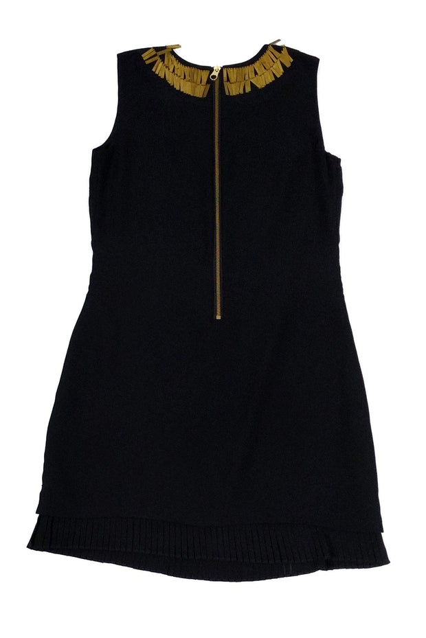 Current Boutique-Ted Baker - Black Dress w/ Sequin Collar Sz 4