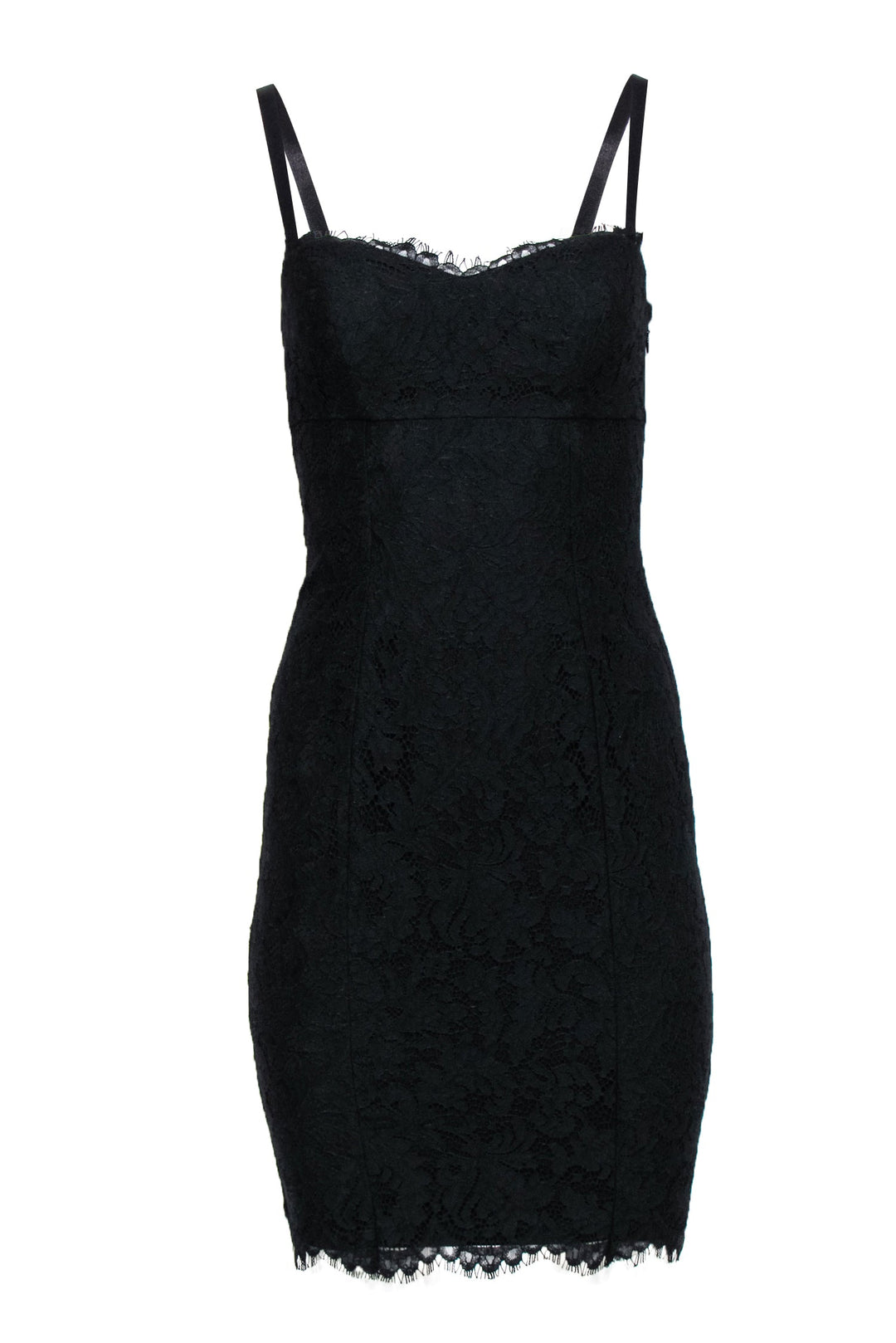 Ted Baker - Black Lace Satin Empire Waist Cocktail Dress Sz 4 – Current  Boutique