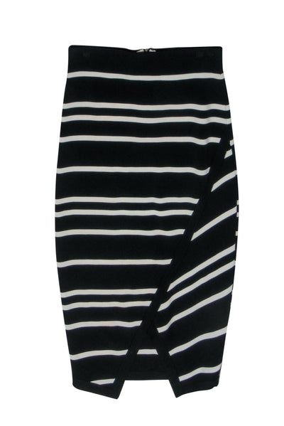 Current Boutique-Ted Baker - Black & White Bandage "Petulia" Midi Skirt Sz 6
