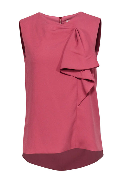 Current Boutique-Ted Baker - Blush Pink Ruffle Tank Top Sz 4