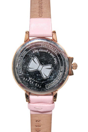 Current Boutique-Ted Baker - Large Faced Watch w/ Pink Leather Band
