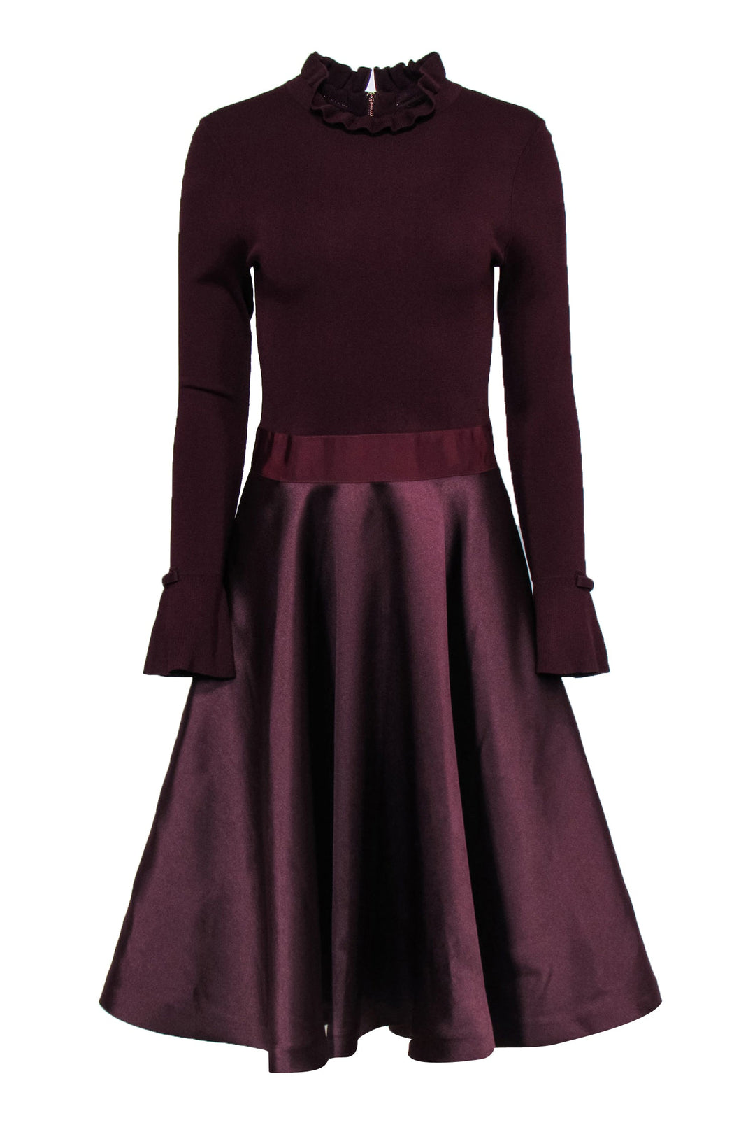 Maroon ted baker dress best sale