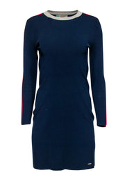 Current Boutique-Ted Baker - Navy Racing Striped Knit Dress Sz 2