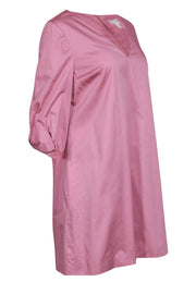 Current Boutique-Ted Baker - Pink Cotton Bow Sleeve Shift Dress Sz 10
