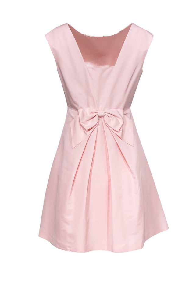 Current Boutique-Ted Baker - Pink Fit & Flare Dress w/ Bow Sz 8