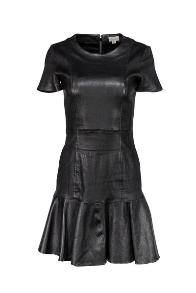 Current Boutique-Temperley London - Black Leather Dress Sz 6