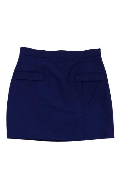Current Boutique-Temperley London - Millie Navy Wool Miniskirt Sz 10
