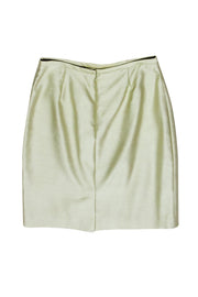 Current Boutique-Teri Jon - Pastel Green Pencil Skirt Sz 6