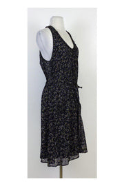 Current Boutique-Theory - Abstract Print Silk Sleeveless Dress Sz 10