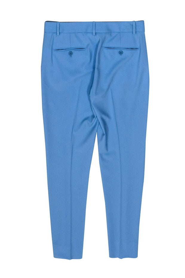 Current Boutique-Theory - Baby Blue Tapered Leg Wool Trousers Sz 0