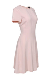 Current Boutique-Theory - Baby Pink Short Sleeve A-Line Dress Sz 8