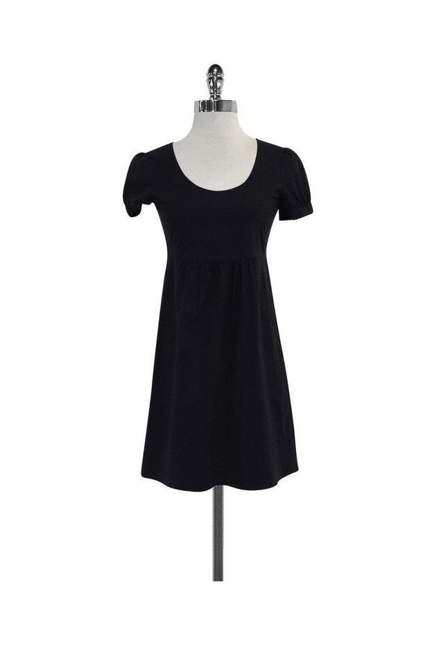 Current Boutique-Theory - Black Cotton Sheath Dress Sz 2
