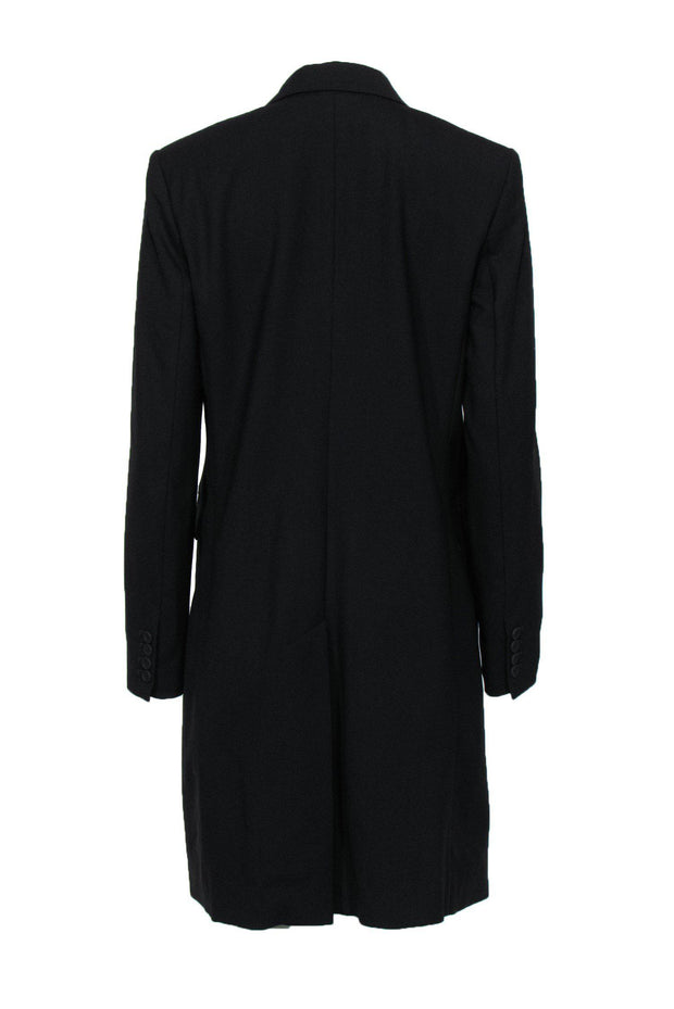 Current Boutique-Theory - Black Double Breasted Trench Coat Sz M