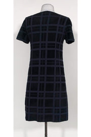 Current Boutique-Theory - Black & Navy Terry Cloth Dress Sz S