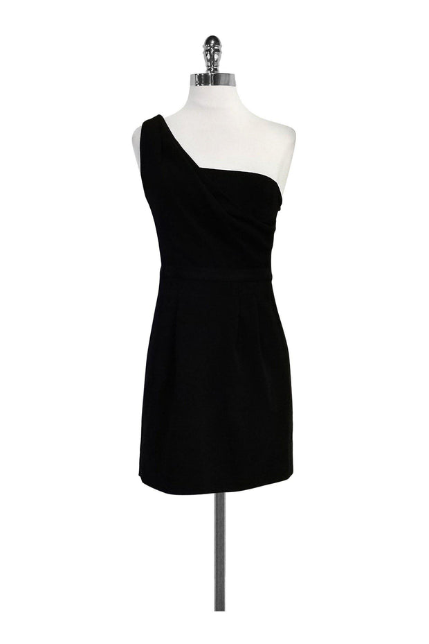 Current Boutique-Theory - Black One Shoulder Dress Sz 2