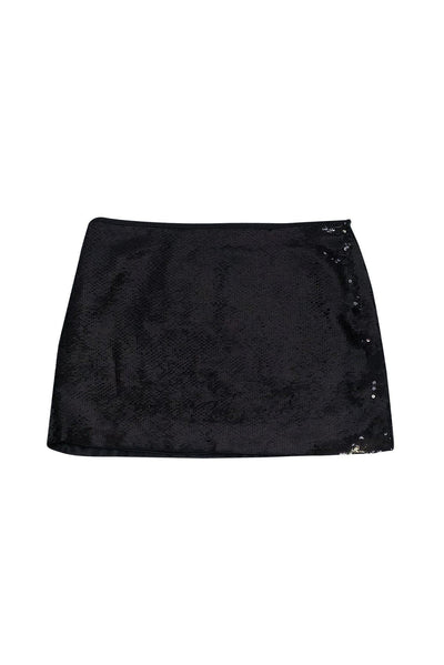 Current Boutique-Theory - Black Sequin Miniskirt Sz 10