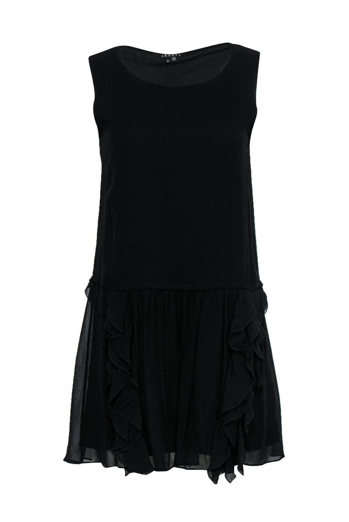 Theory black sleeveless clearance dress