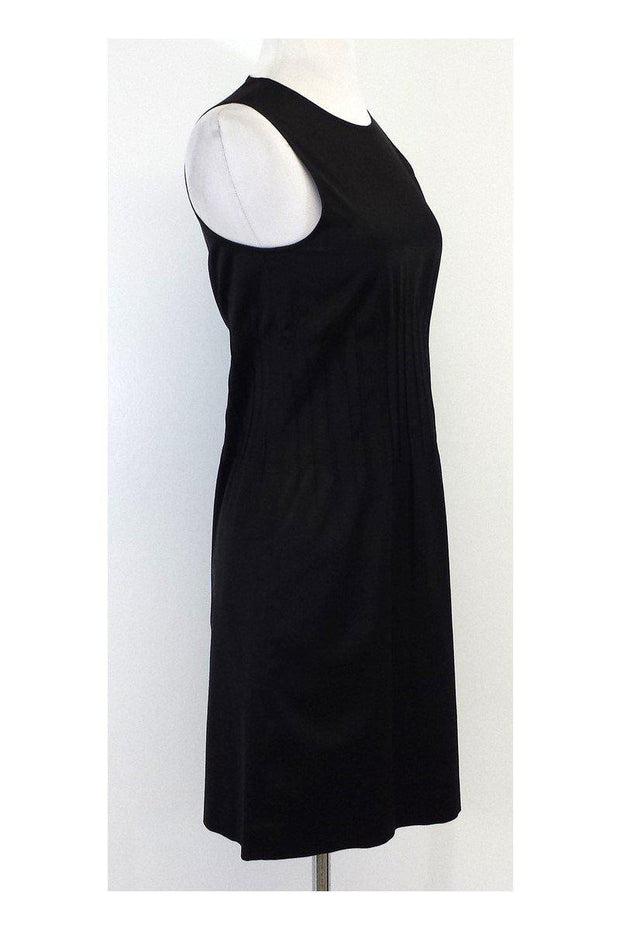 Current Boutique-Theory - Black Sleeveless Pleated Dress Sz 4