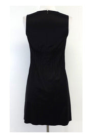 Current Boutique-Theory - Black Sleeveless Pleated Dress Sz 4