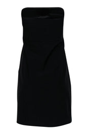 Current Boutique-Theory - Black Strapless Fit & Flare Dress Sz 8