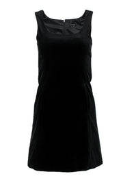 Current Boutique-Theory - Black Velvet Sheath Dress Sz 2
