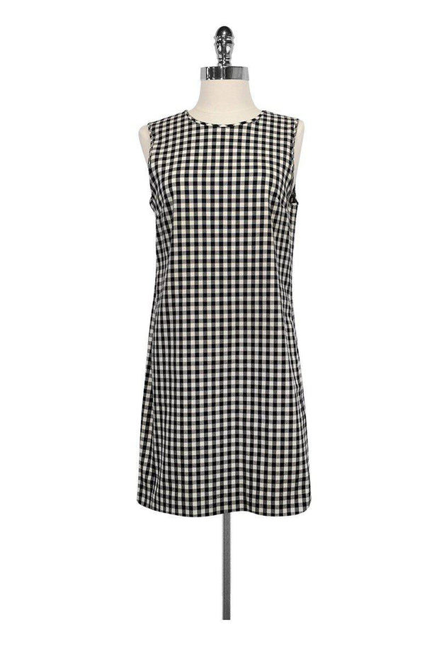 Current Boutique-Theory - Black & White Checkered Dress Sz 6