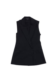 Current Boutique-Theory - Black Wool Vest Sz 00