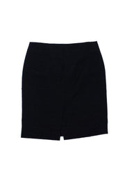 Current Boutique-Theory - Black Woven Sparkle Pencil Skirt Sz 10