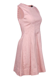 Current Boutique-Theory - Blush Pleated Fit & Flare Sleeveless Mini Dress Sz 2
