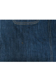 Current Boutique-Theory - Dark Wash Blue Denim Pencil Skirt Sz 6