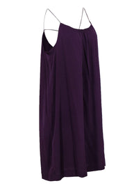 Current Boutique-Theory - Eggplant Strappy Mini Shift Dress Sz M