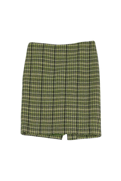 Current Boutique-Theory - Green Tweed Skirt Sz 0