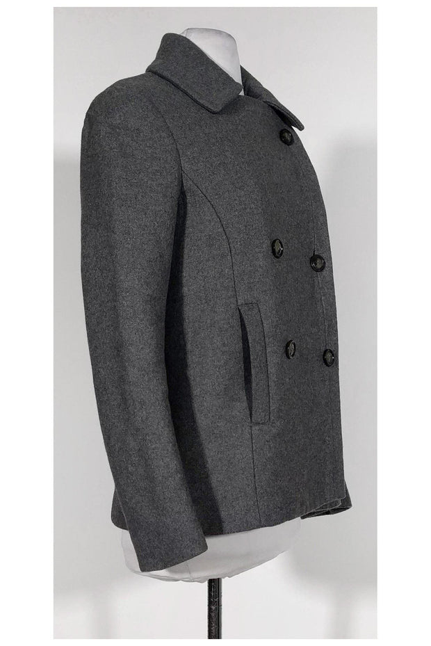 Current Boutique-Theory - Grey Short Peacoat Sz S