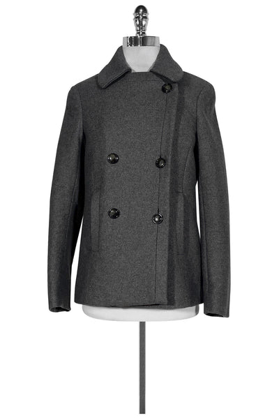 Current Boutique-Theory - Grey Short Peacoat Sz S