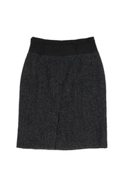 Current Boutique-Theory - Grey Tweed Wool Blend Pencil Skirt Sz 4