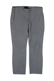Current Boutique-Theory - Houndstooth Slim Tapered Leg Trousers Sz 4