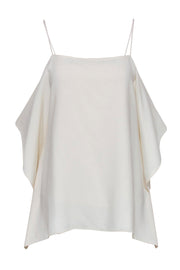 Current Boutique-Theory - Ivory Cold Shoulder Draped Tank Sz S