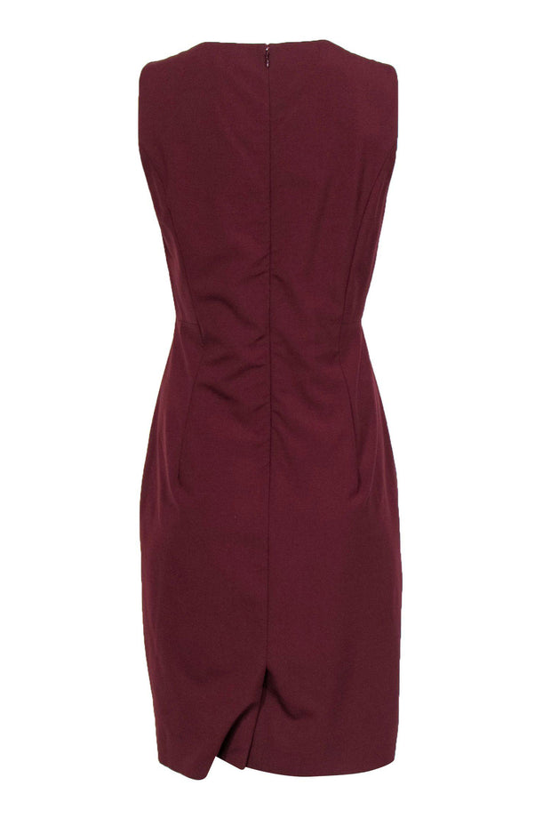 Current Boutique-Theory - Maroon Wool Shift Dress Sz 10