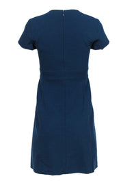 Current Boutique-Theory - Navy Blue Sheath Dress w/ Cap Sleeves Sz 4