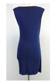 Current Boutique-Theory - Navy Draped Sleeveless Dress Sz M